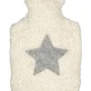 Bio-Wärmflasche, mit Filzstern, Made in Germany, 0,8 L Größe ca. 32 cm