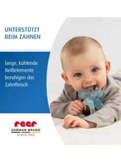 Bite&Cool Kühlbeißring in Blau ab 3 Monate