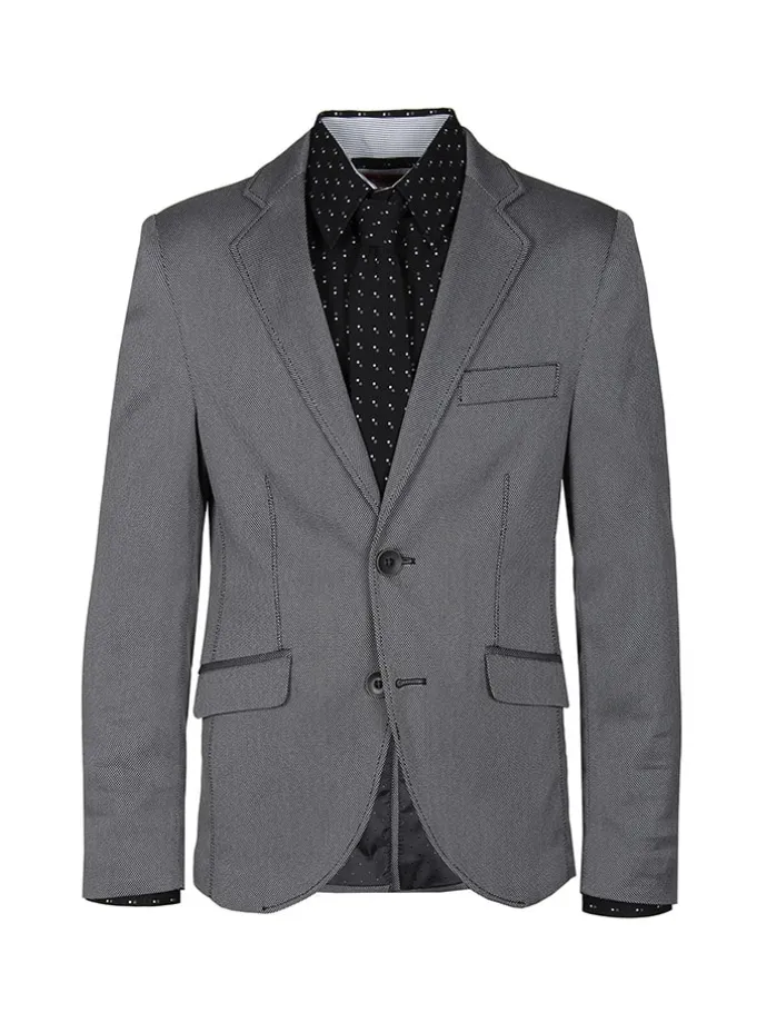 Blazer - Slim fit - in Grau