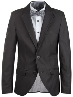 Blazer - Slim fit - in Schwarz