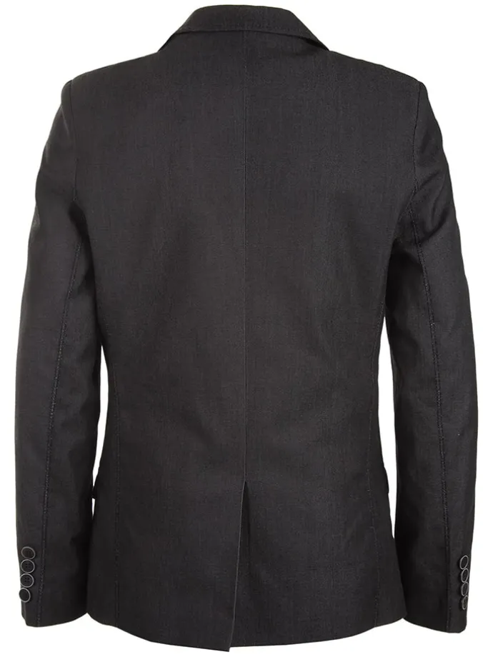 Blazer - Slim fit - in Schwarz