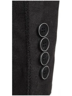 Blazer - Slim fit - in Schwarz