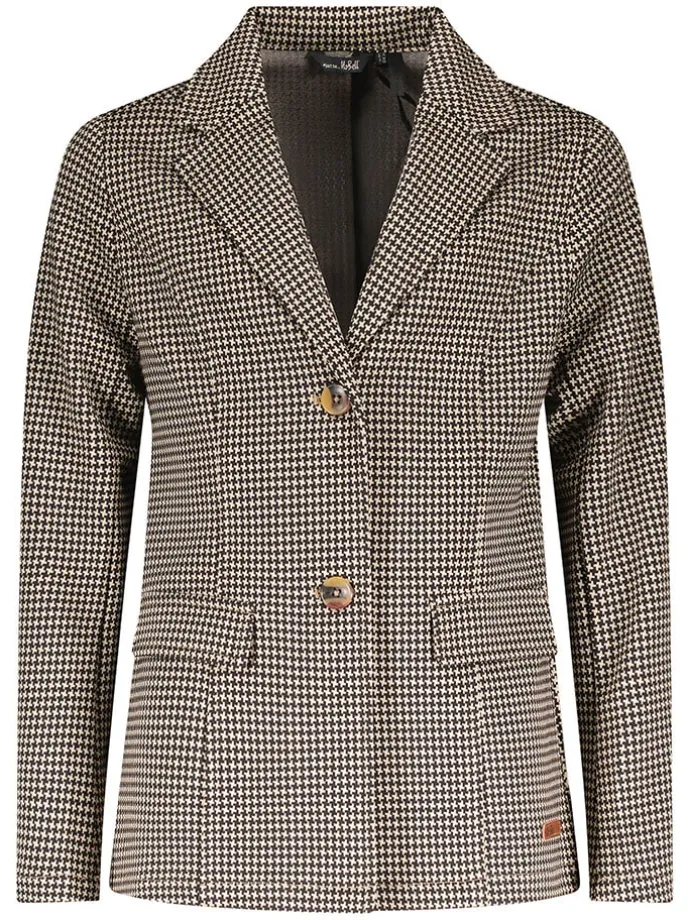 Blazer in Schwarz/ Weiß