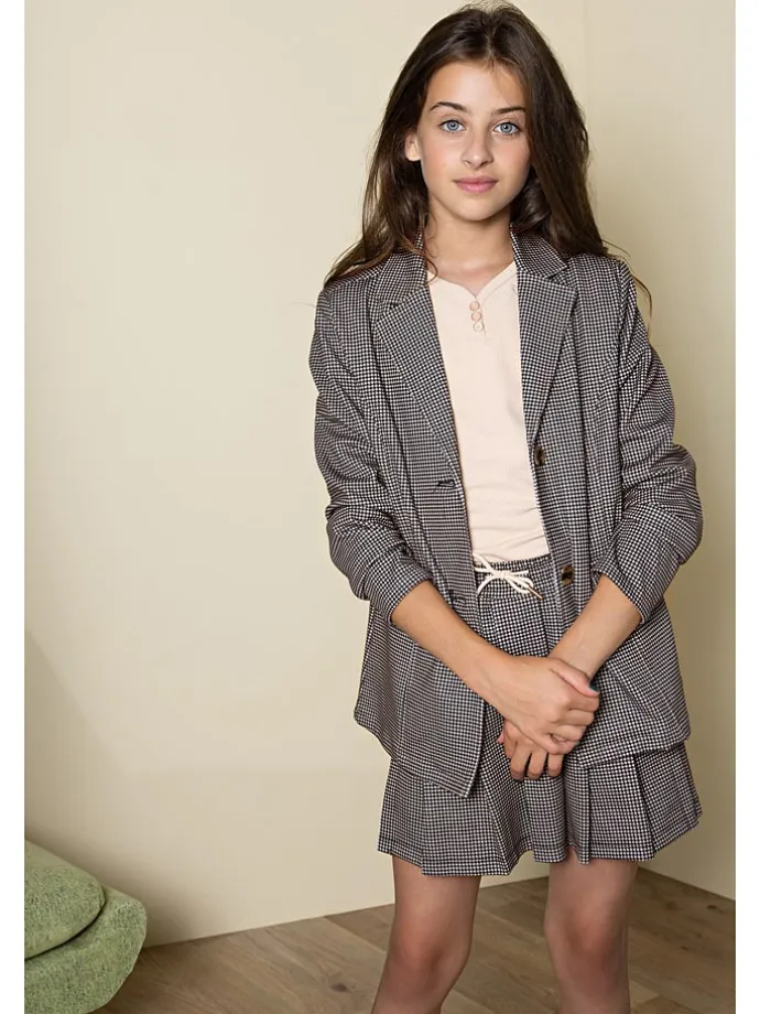 Blazer in Schwarz/ Weiß