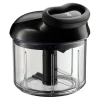 Blitzhacker "Gourmet" in Schwarz - (H)21,5 x 22 cm