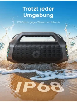 Bluetooth Lautsprecher Boom 2 Pro in schwarz
