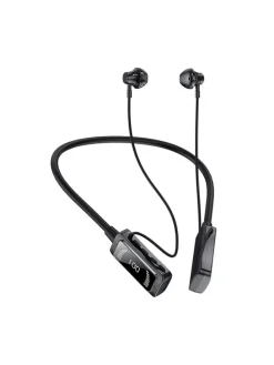 Bluetooth-Kopfhörer mit  Nackenbügel in Schwarz
