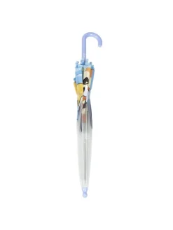 Bluey Kinder Ø 71 cm Regenschirm manueller Bubble-Schirm & in Blau