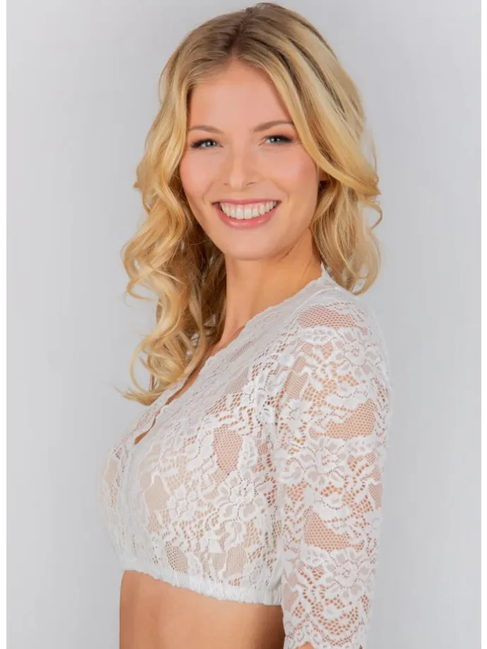 Bluse "Alaya" in creme