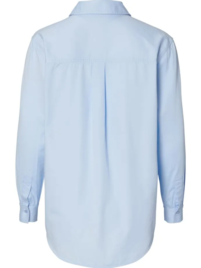 Bluse Arles in Light Sky