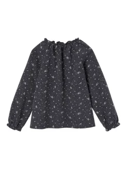 Bluse in Anthrazit