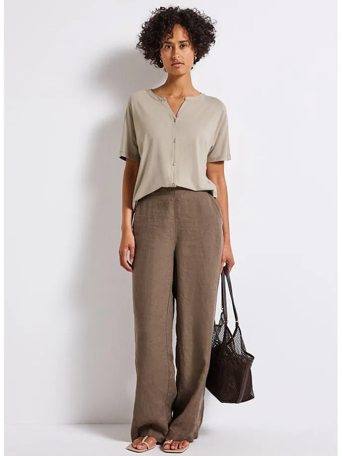 Bluse in Beige