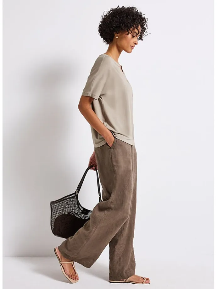 Bluse in Beige
