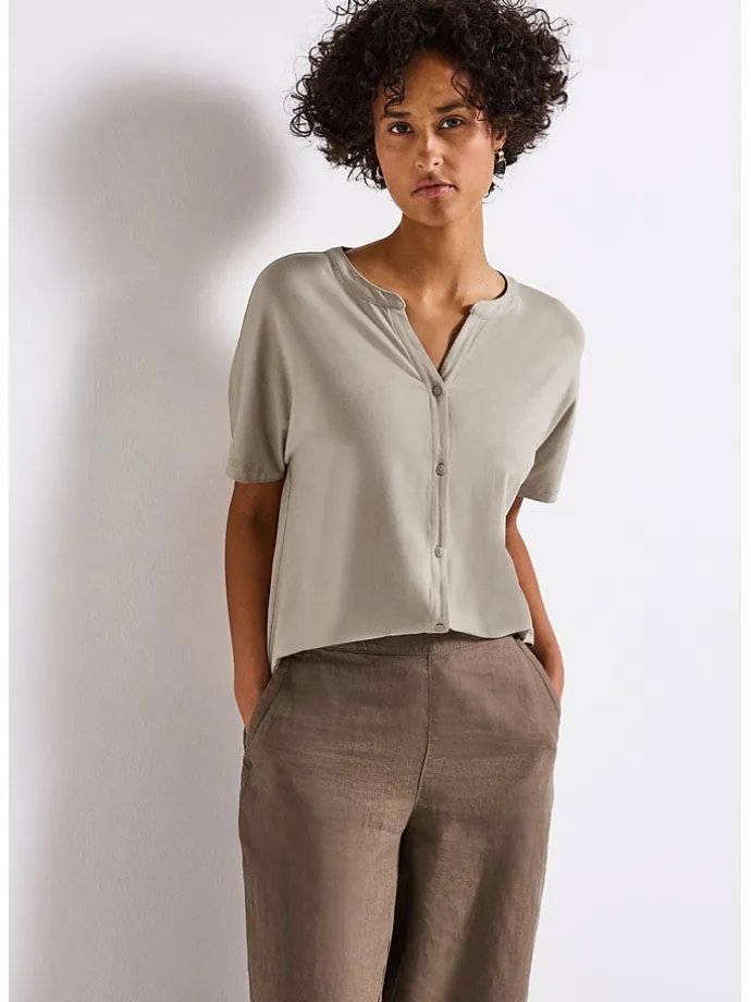 Bluse in Beige