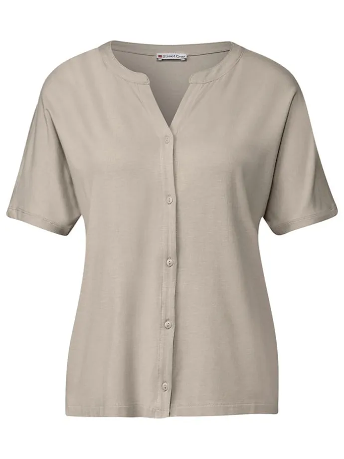 Bluse in Beige