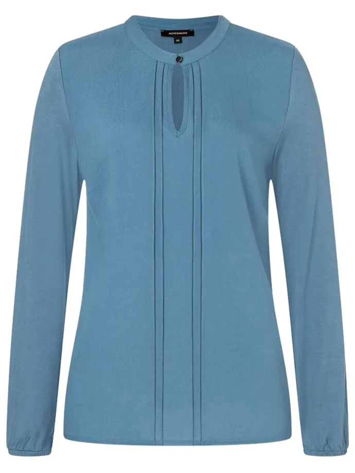Bluse in Blau