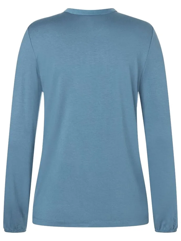 Bluse in Blau