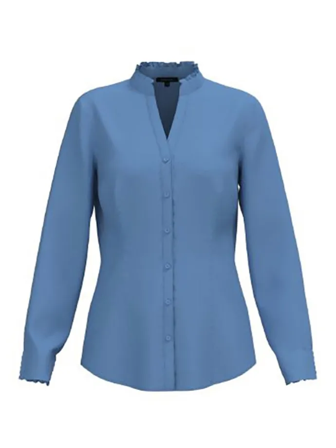 Bluse in Blau
