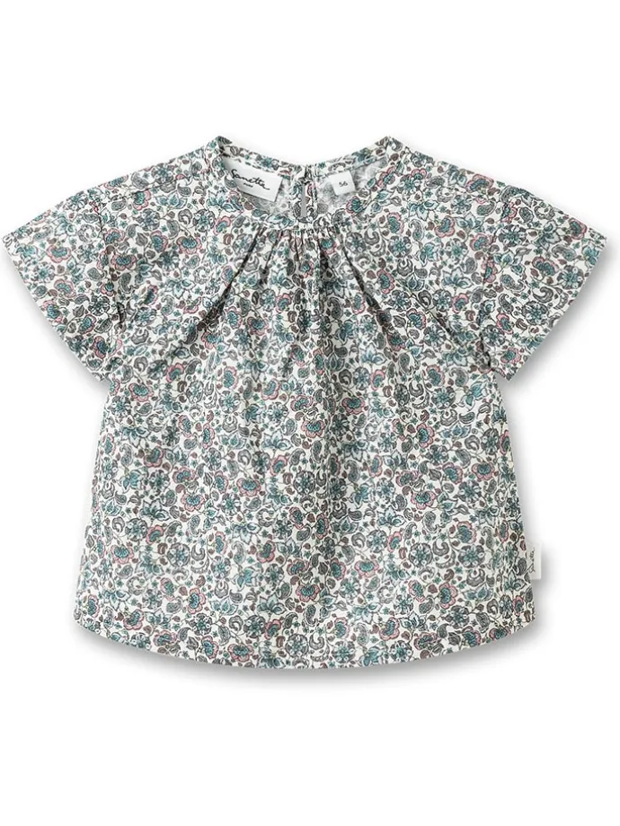 Bluse in Blau