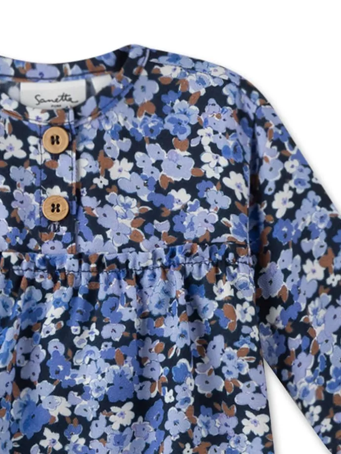 Bluse in Blau