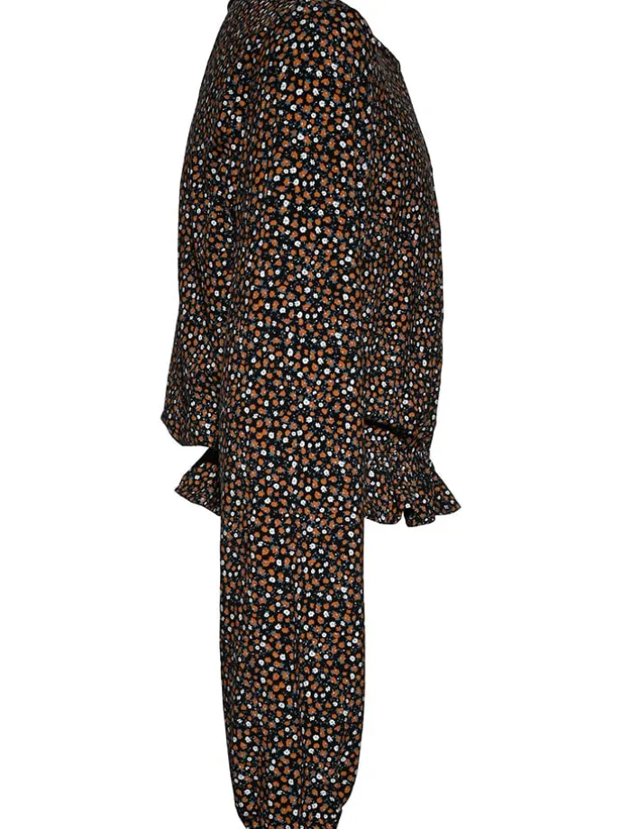 Bluse in Braun
