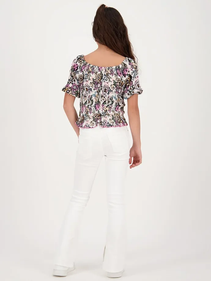 Bluse in Bunt