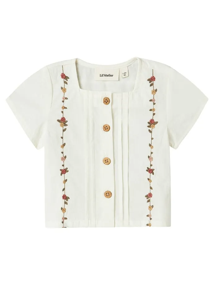Bluse in Creme