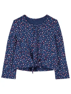Bluse in Dunkelblau