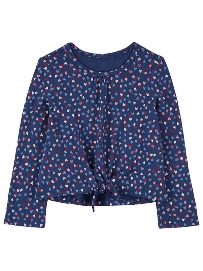 Bluse in Dunkelblau