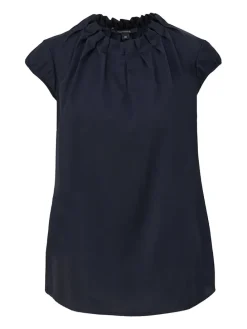 Bluse in Dunkelblau