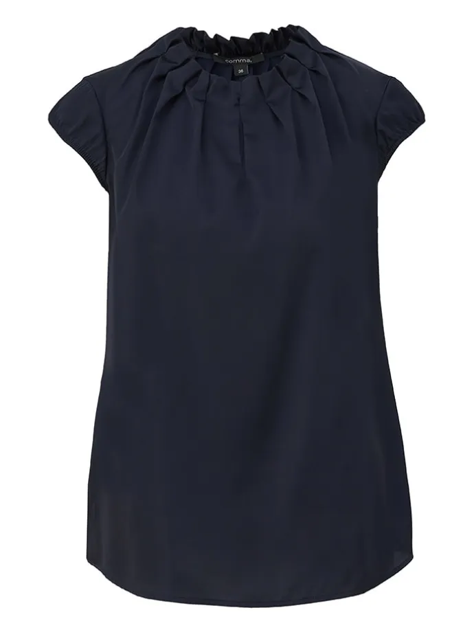 Bluse in Dunkelblau