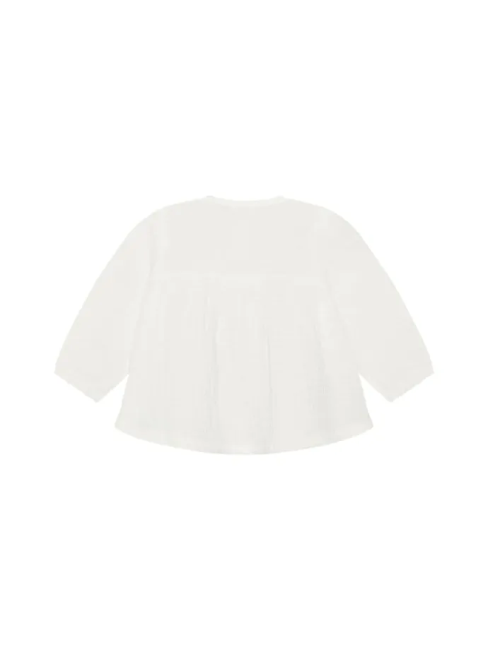 Bluse in Egret