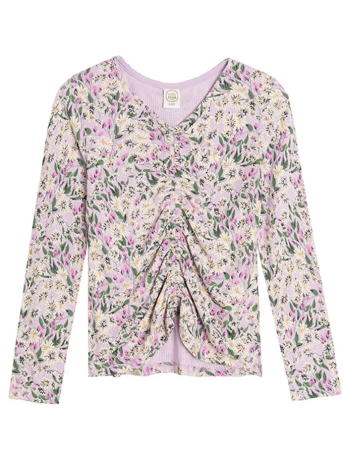 Bluse in Flieder