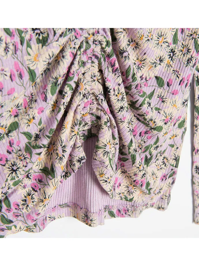 Bluse in Flieder