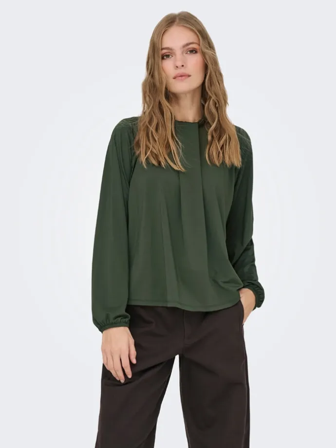 Bluse in Grün