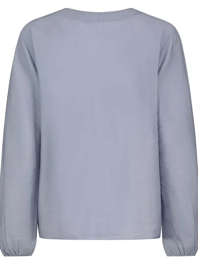 Bluse in Hellblau