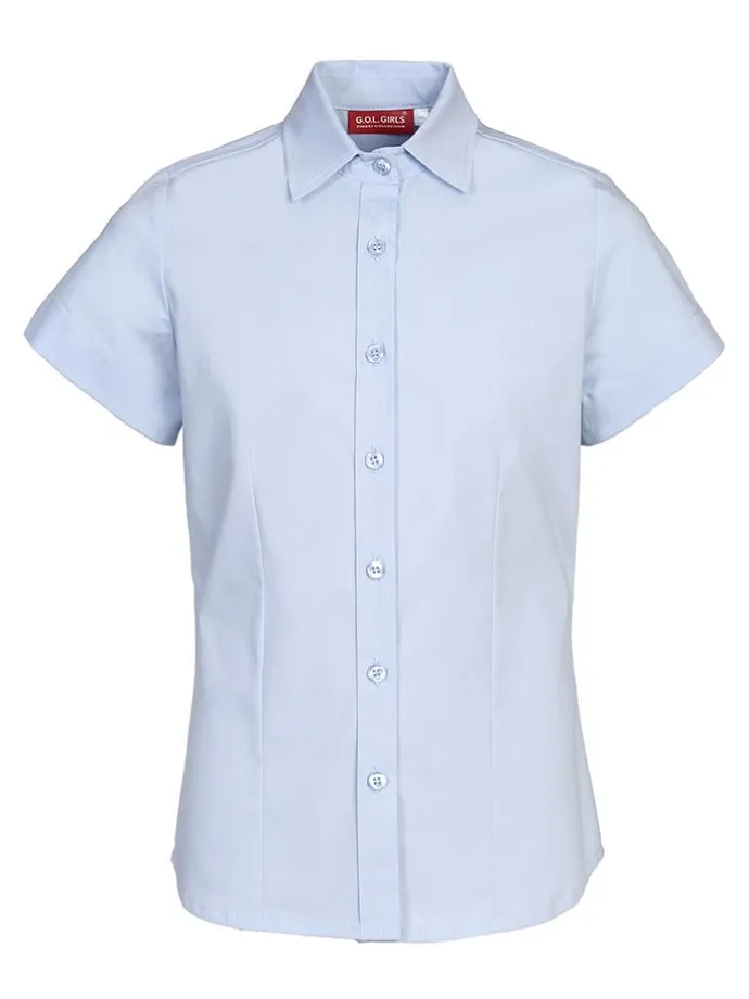 Bluse in Hellblau