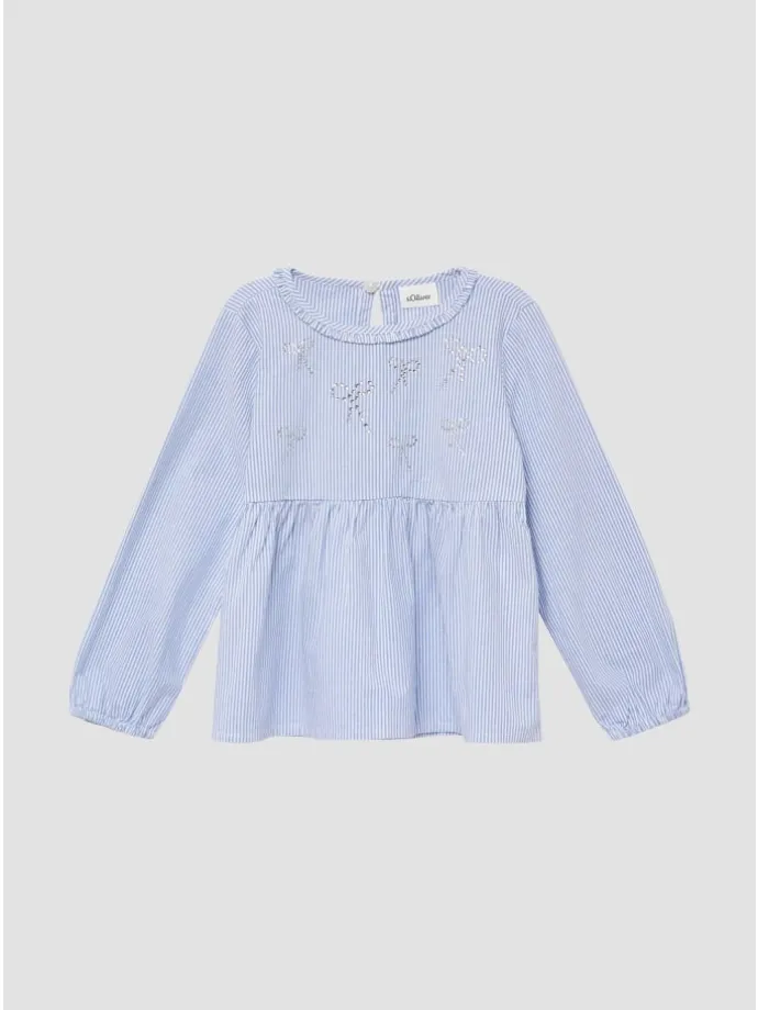 Bluse in 55N2_hellblau