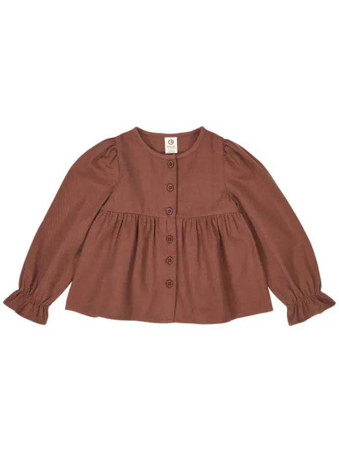 Bluse in Root