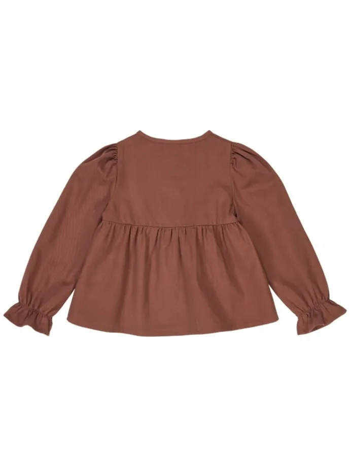 Bluse in Root