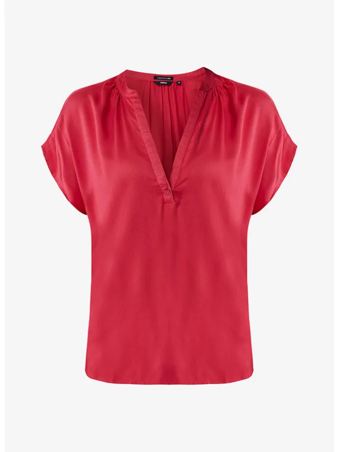 Bluse in Rot