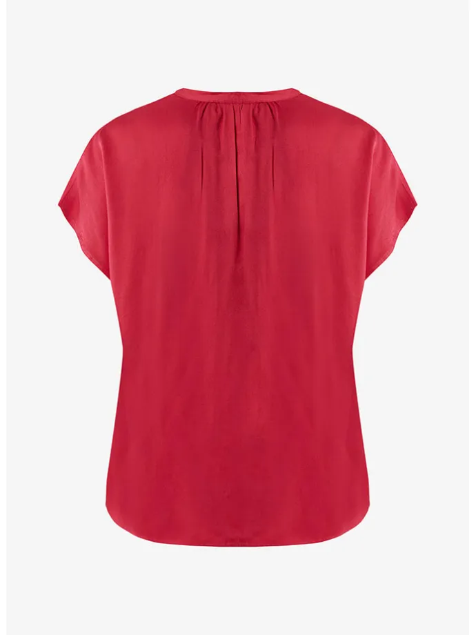 Bluse in Rot