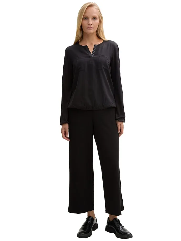 Bluse in Schwarz