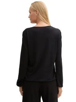 Bluse in Schwarz