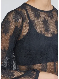 Bluse in Schwarz