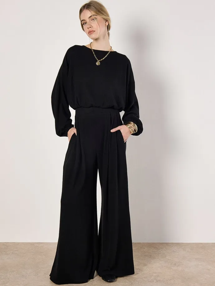 Bluse in Schwarz