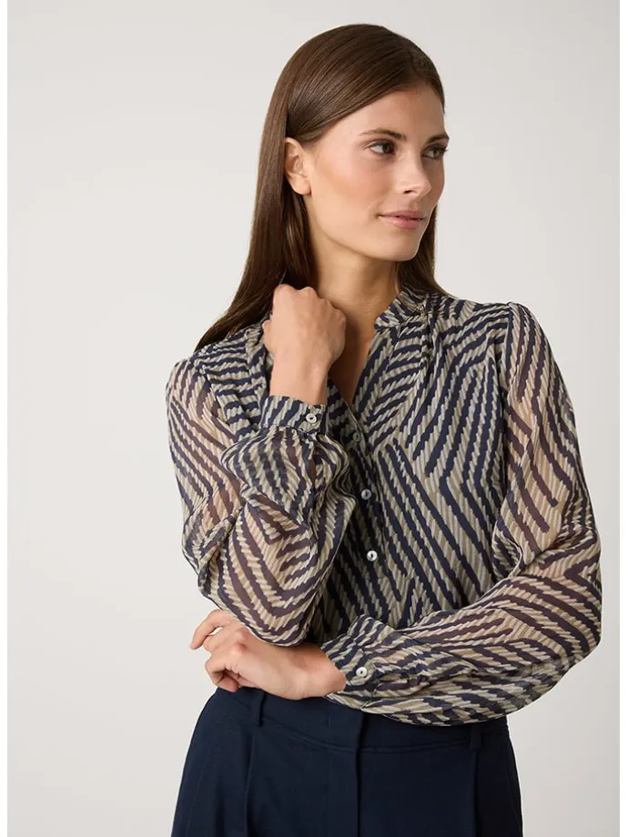 Bluse in Schwarz