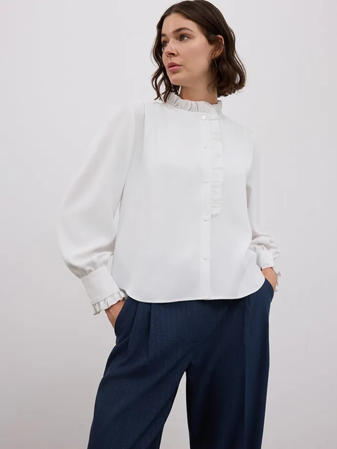 Bluse in Weiß
