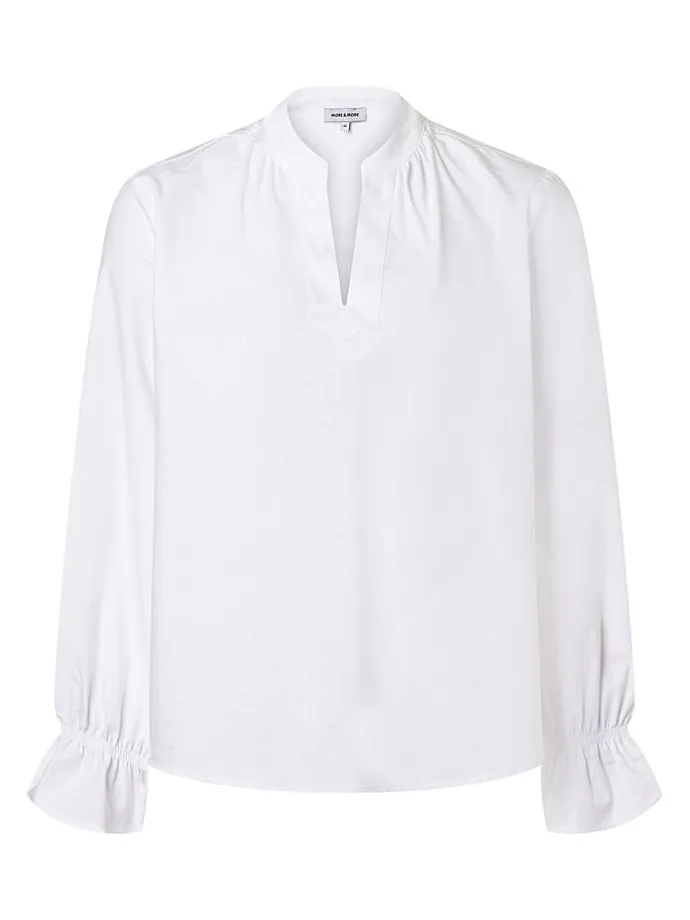 Bluse in Weiß