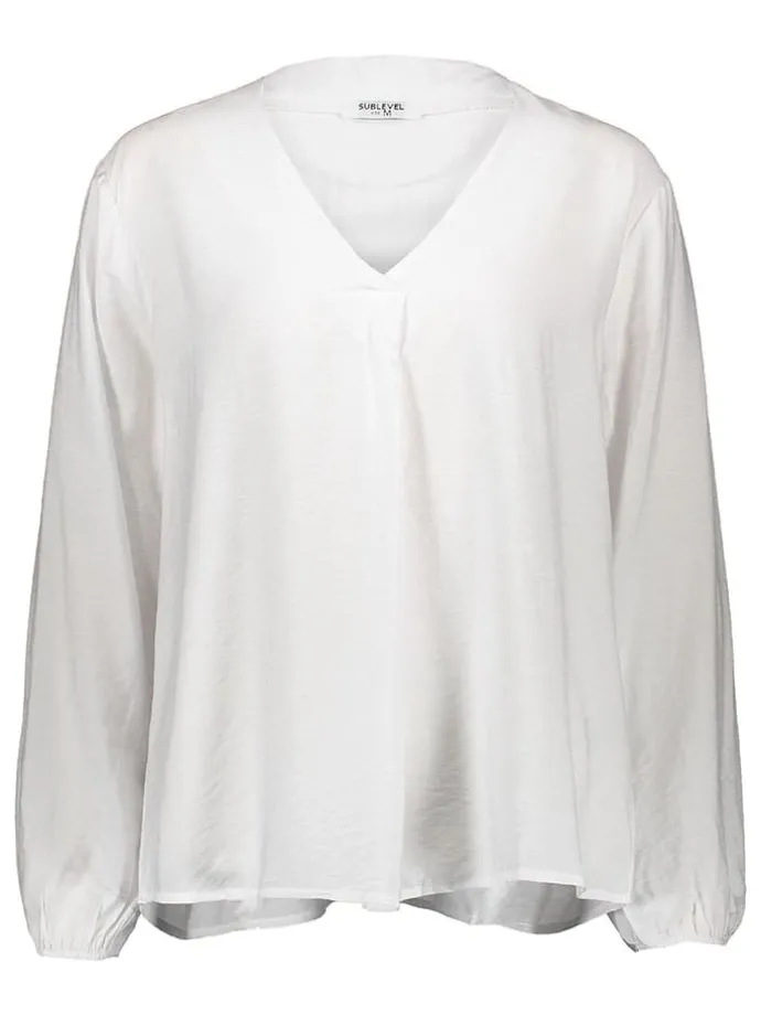 Bluse in Weiß